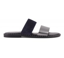 Double velvet strips sandals F08171824-0256 Al 70